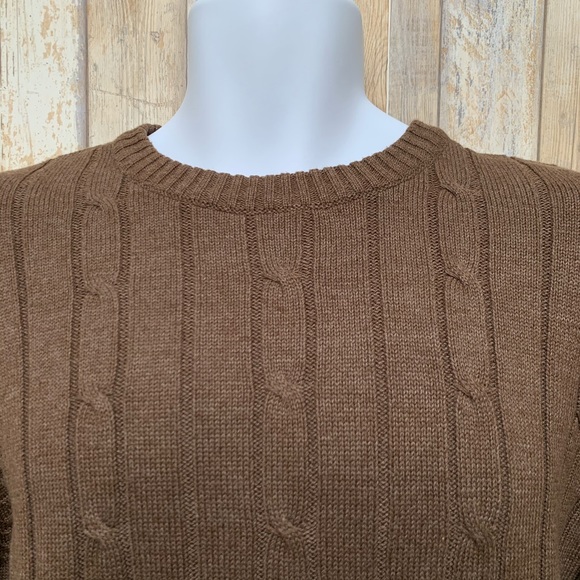 SOLD Oscar De La Renta Cable Knit Pullover Sweater - Picture 2 of 8